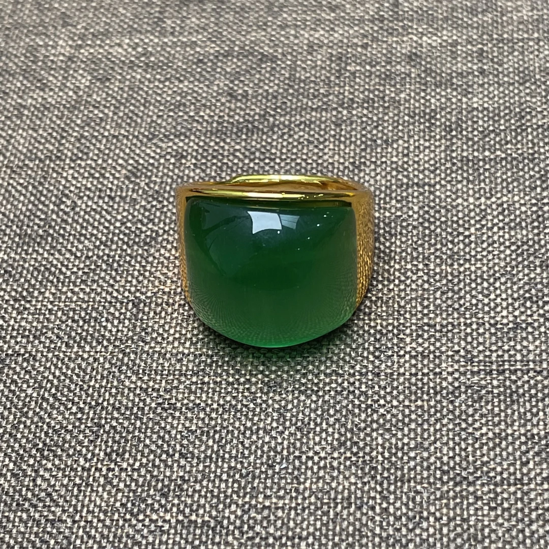 【瑾年甄选】F387-1绿猫开口戒指多样性发一件