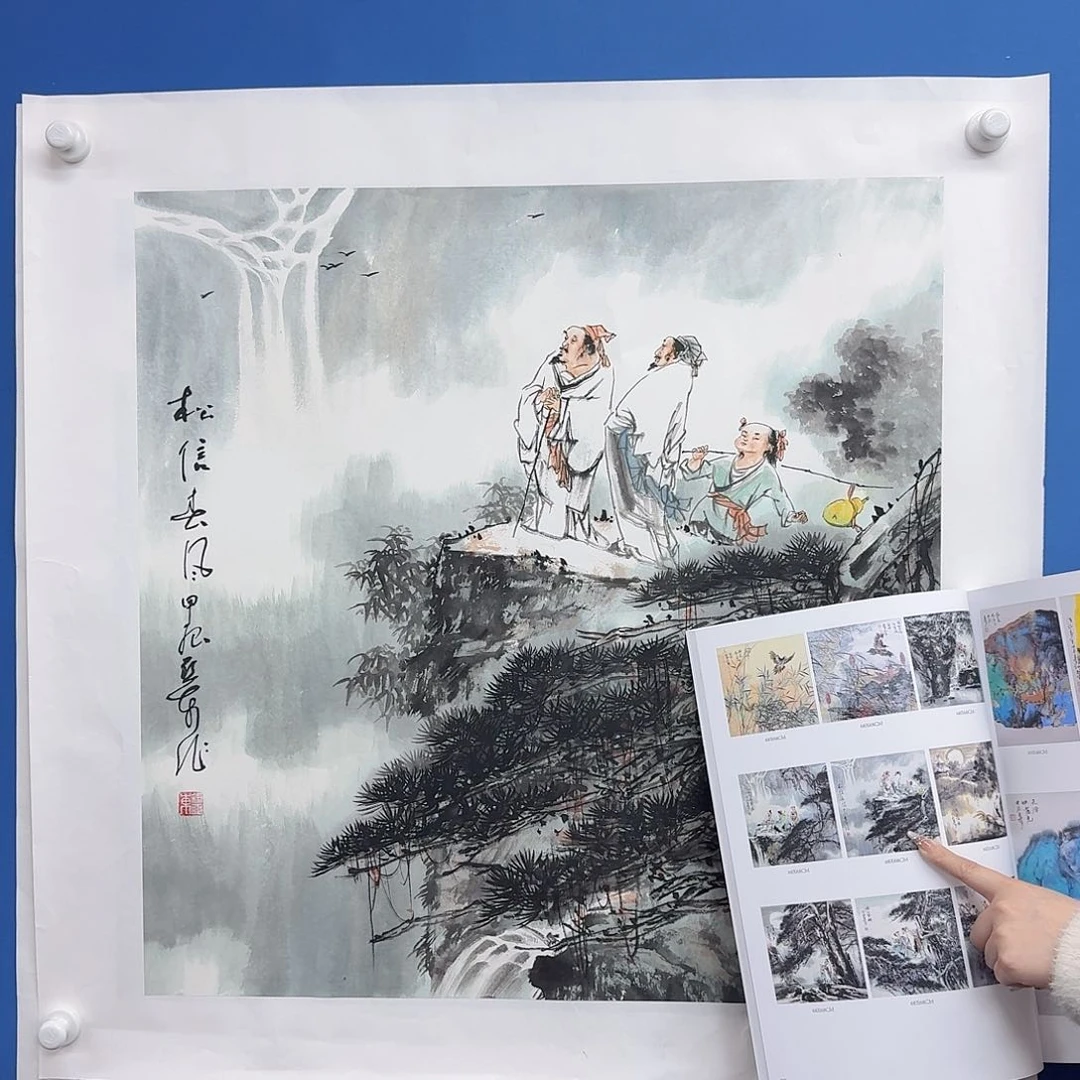 国画多次参加国内外大型画展