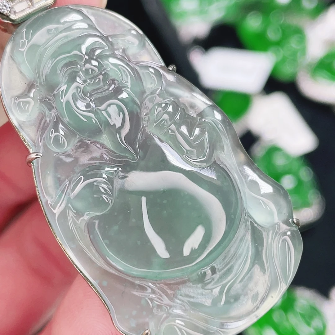 翡翠未镶嵌颈饰235