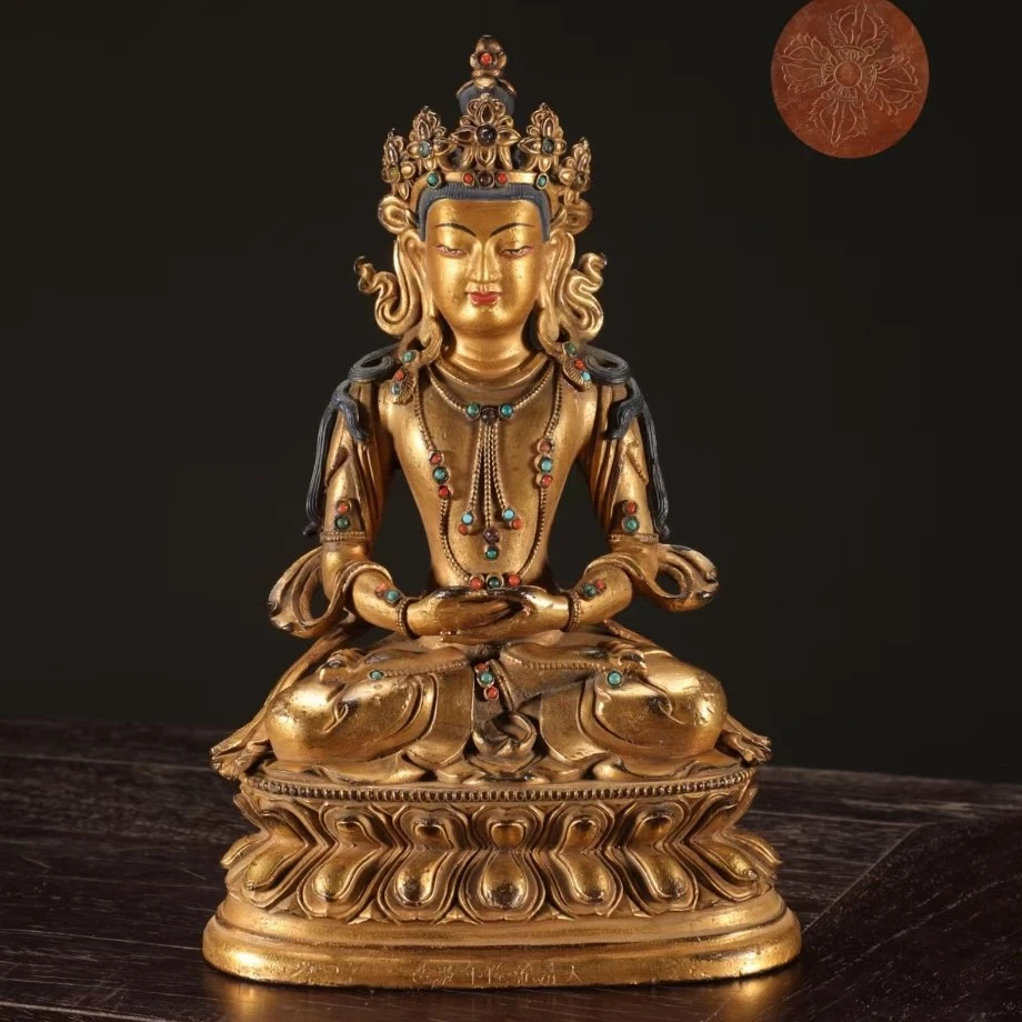 无量寿造像收藏摆件