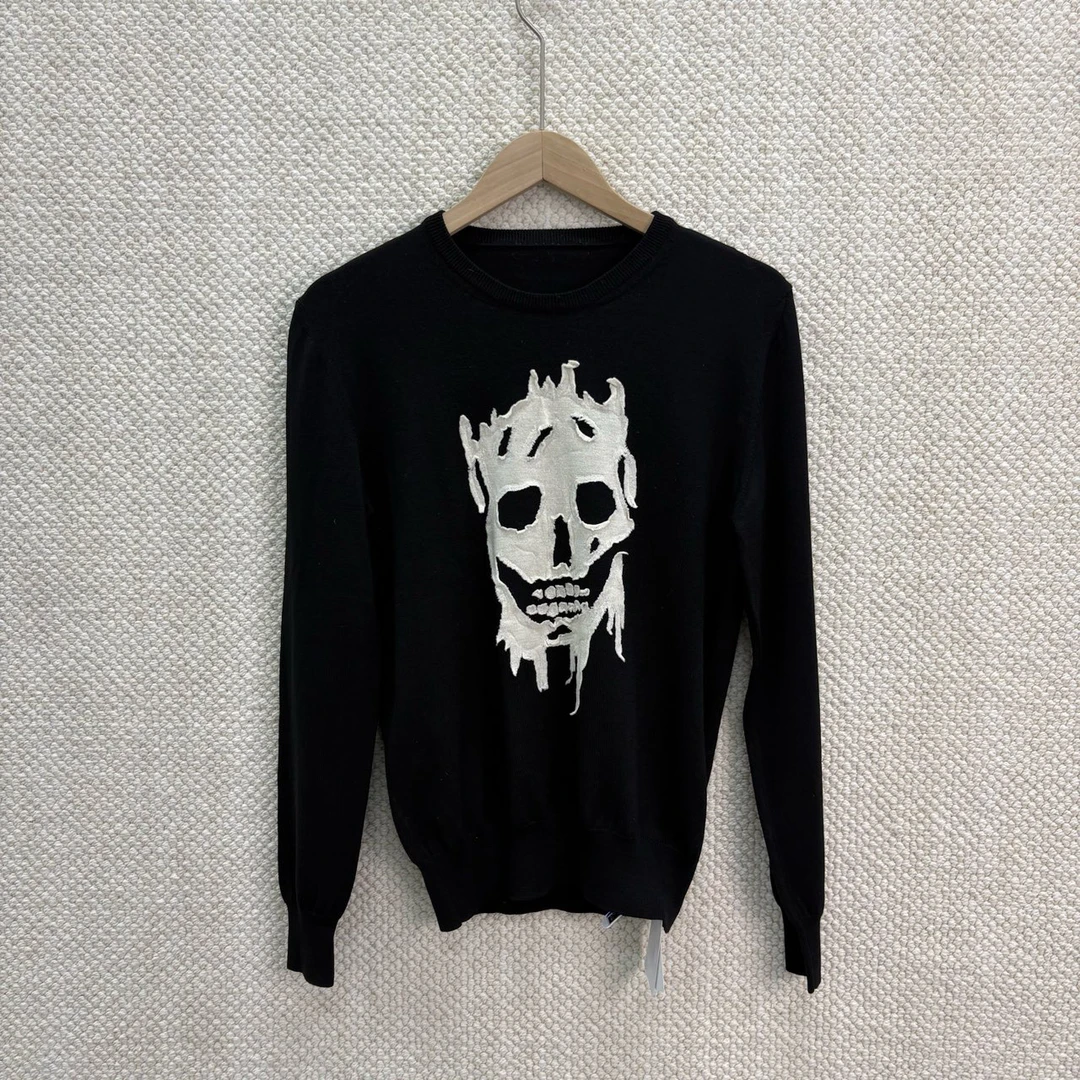 99新 maje ALEXANDER MCQUEEN 圆领休闲针织衫 99新 s码 YS001655