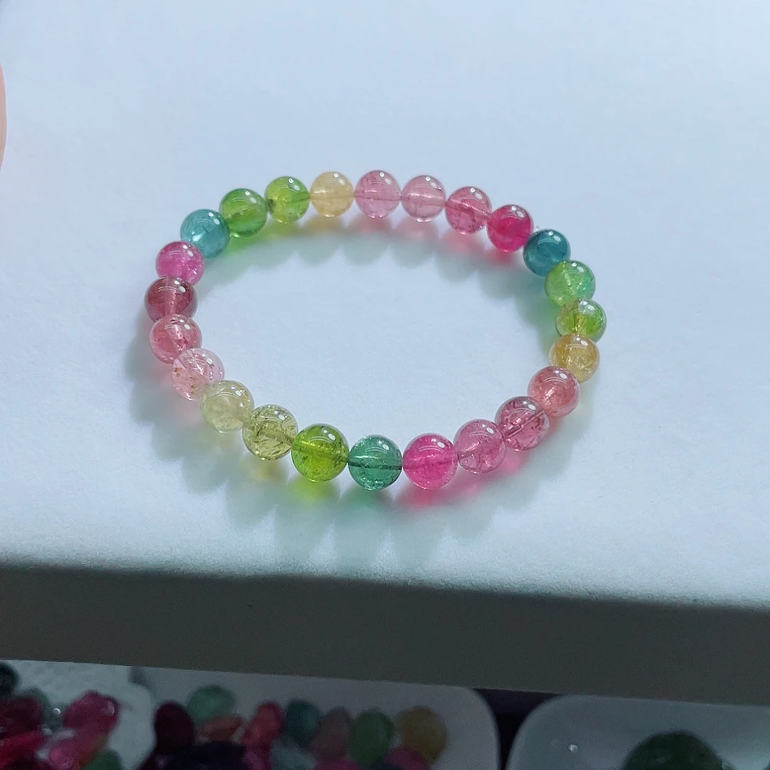 手链未镶嵌碧玺7.8mm左右