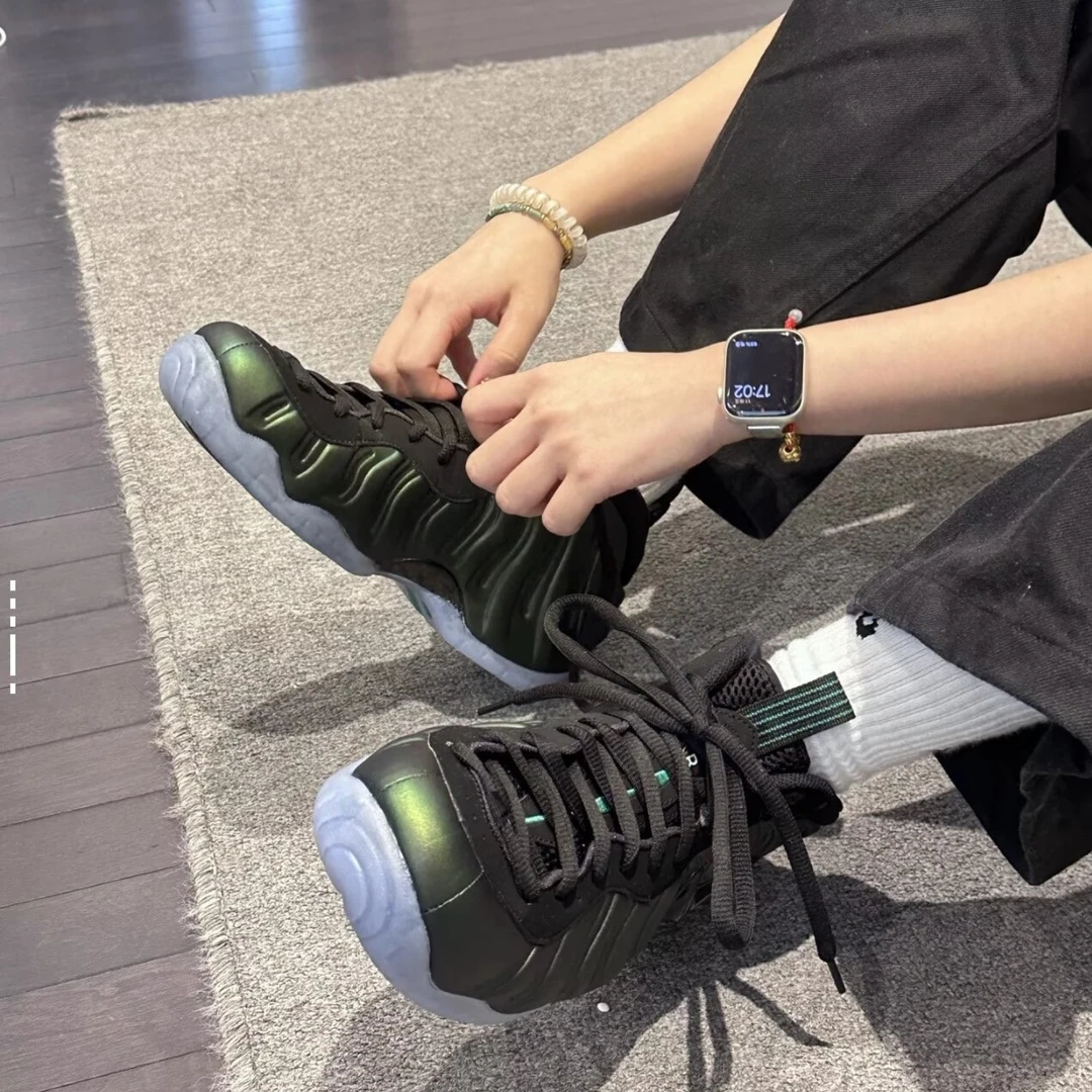 喷泡篮球男女同款鞋实战气垫球鞋黑武士白喷花高帮缓震鲍鱼辣椒DL