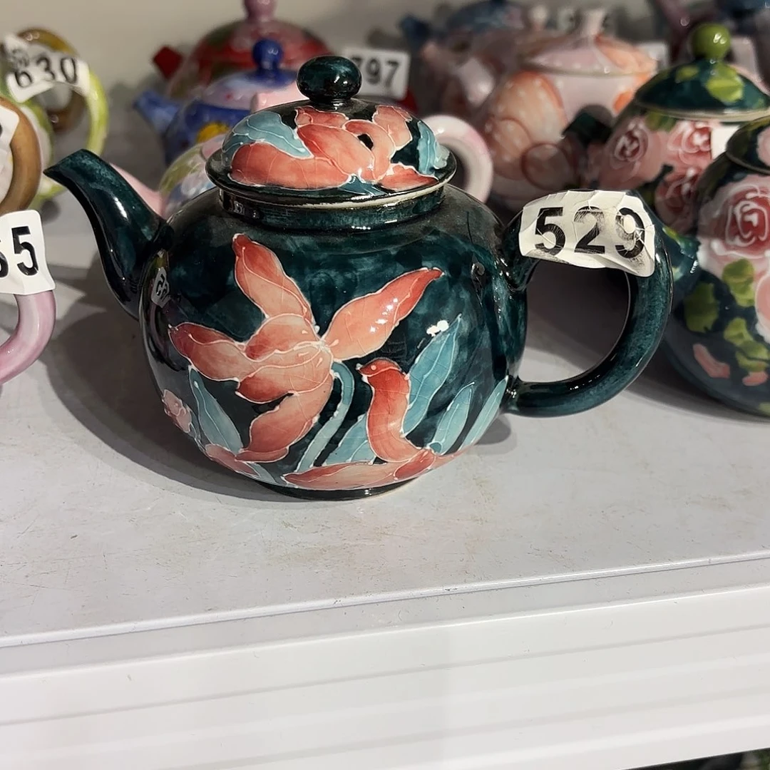 景德镇手绘高温釉下彩陶瓷茶具