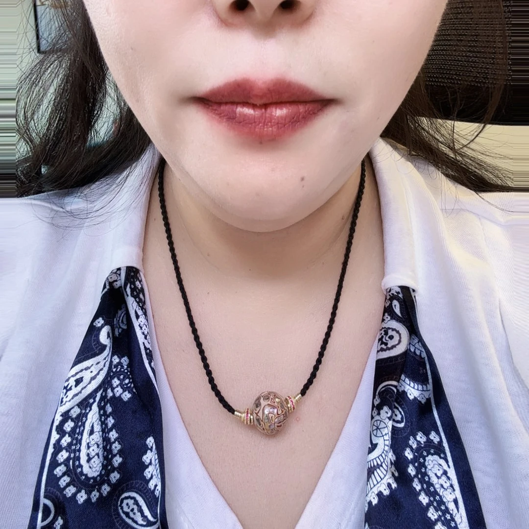 玛瑙/玉髓合金颈饰