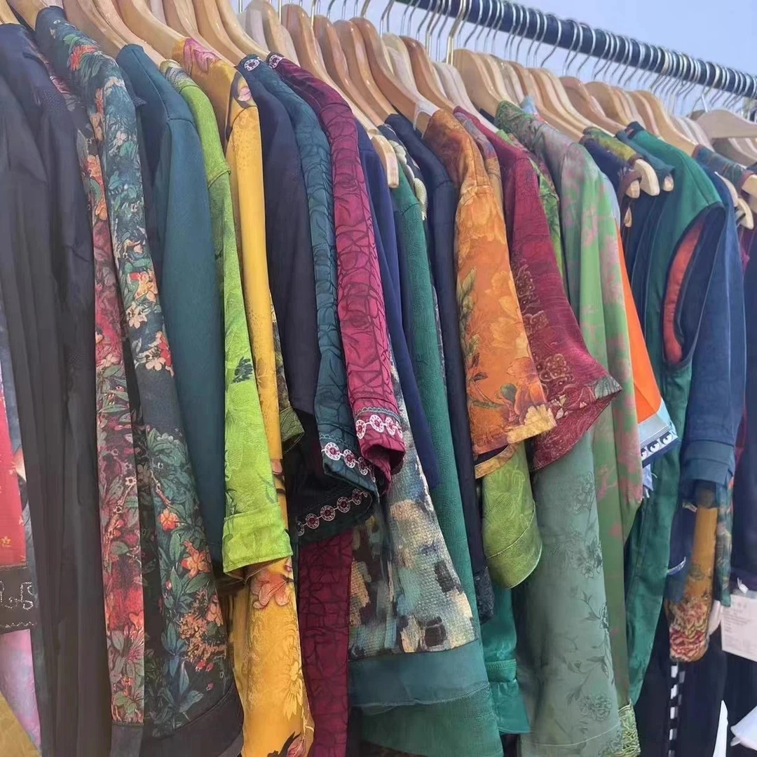 新中式复古改良旗袍宽松直播间扣号选款