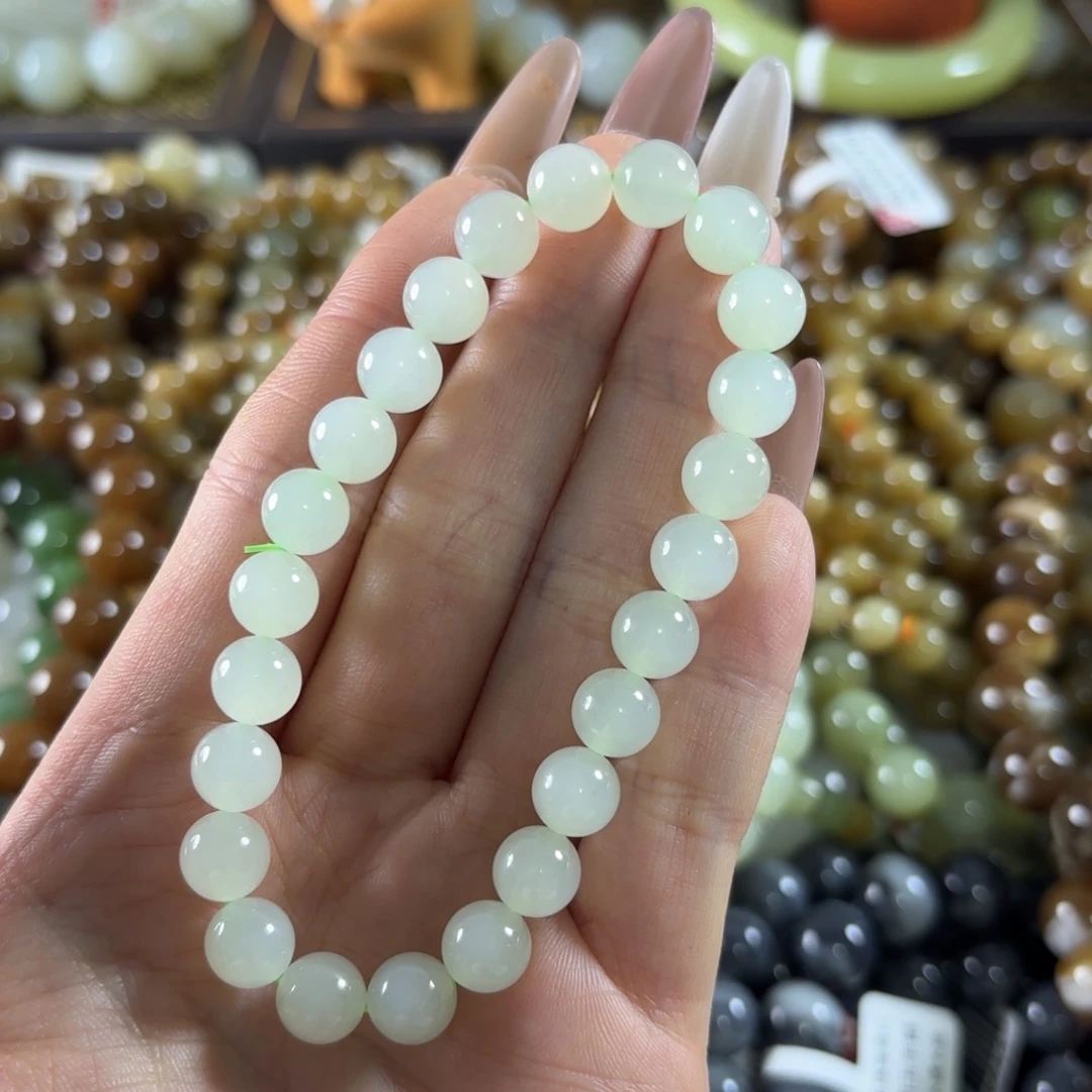 和田玉未镶嵌手链135