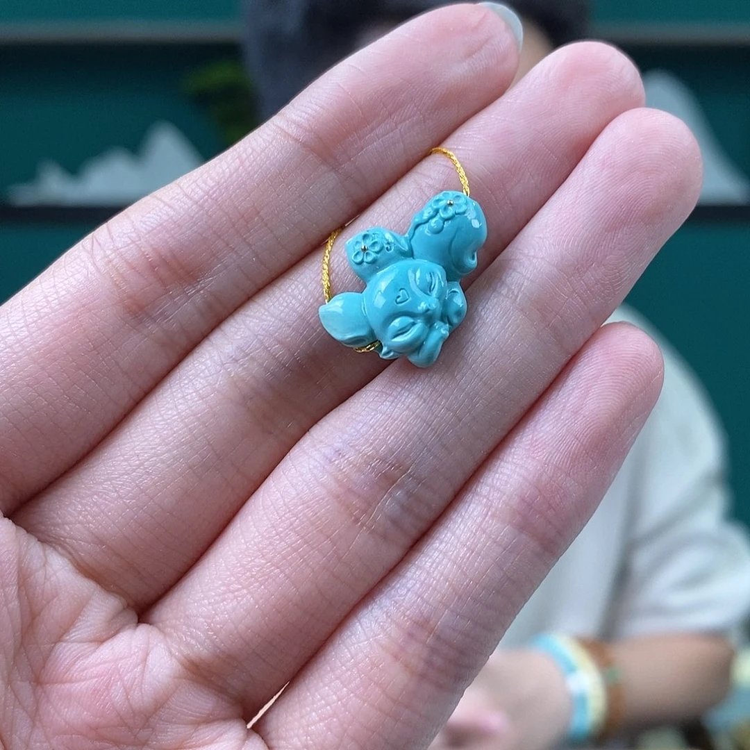 绿松石未镶嵌珠宝奇石