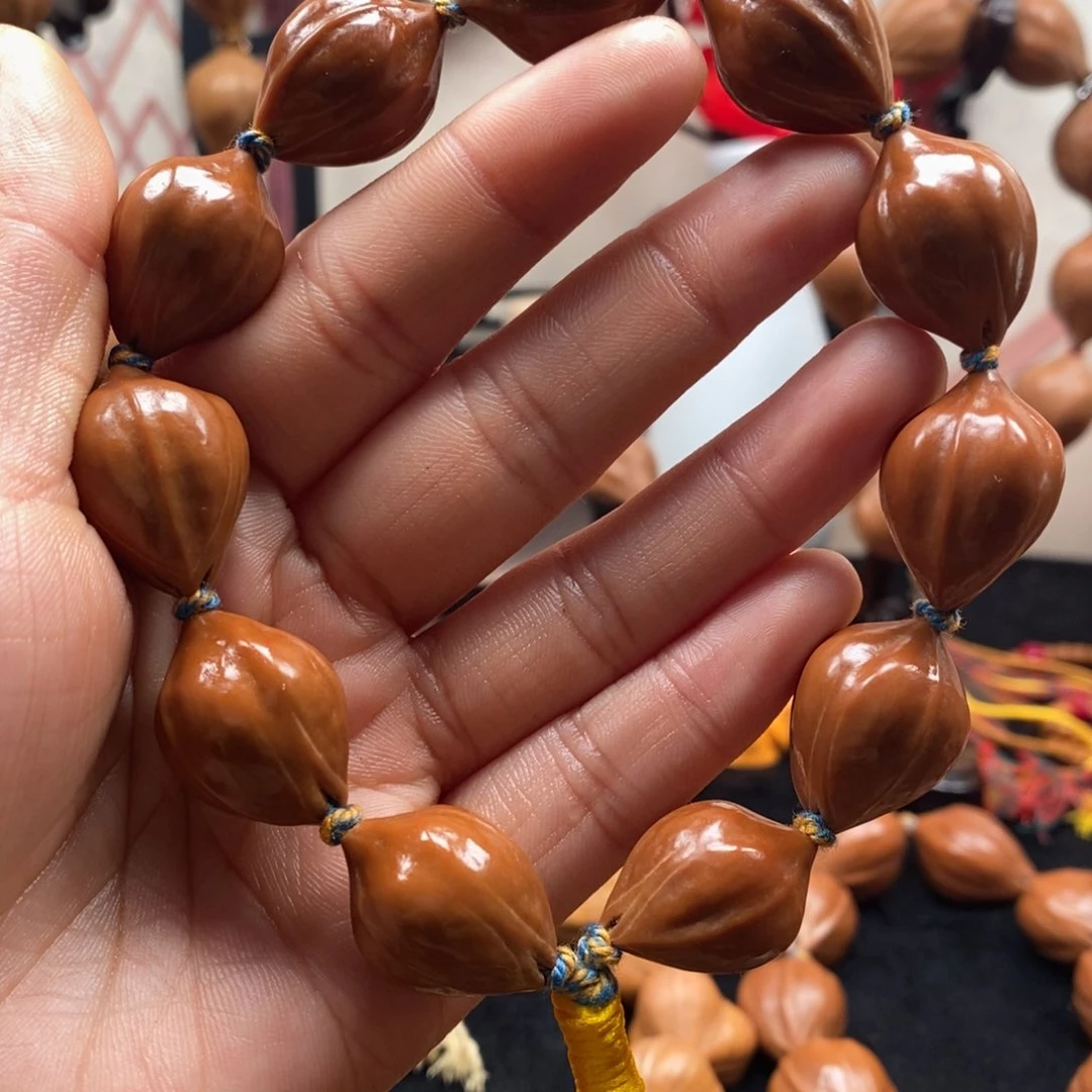 橄榄核手串/手链鸡血红1.7手