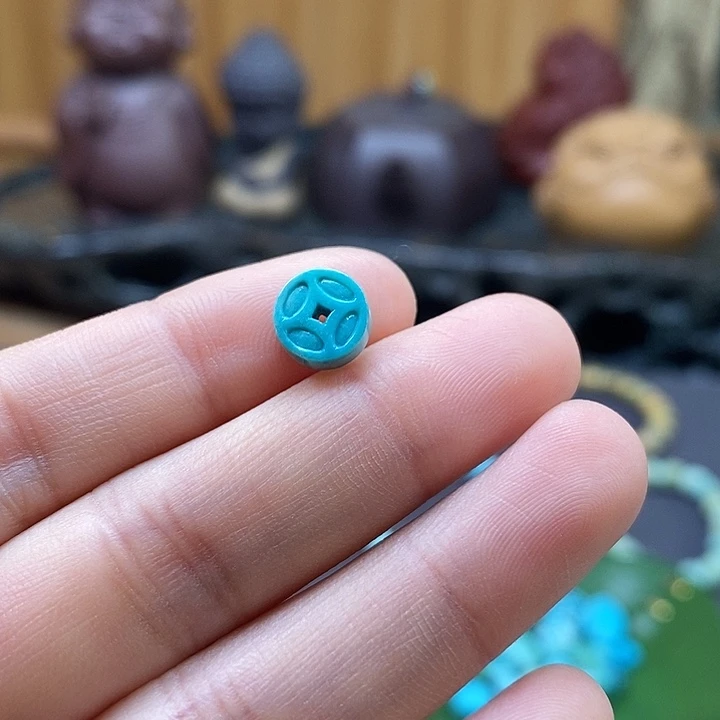 绿松石未镶嵌天然原矿绿松石配饰