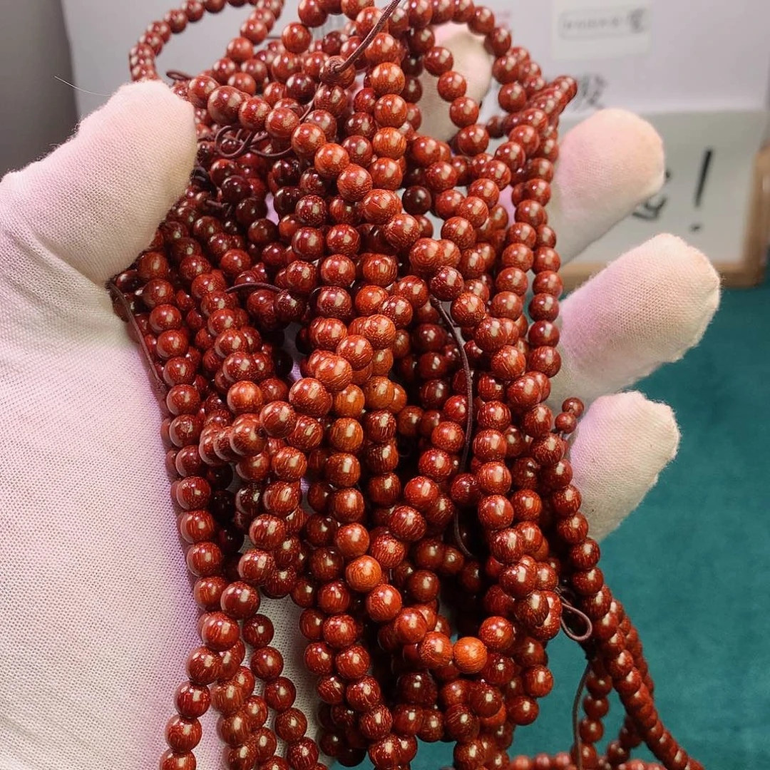 小叶紫檀手串/手链06原汁原味无胶无蜡108颗