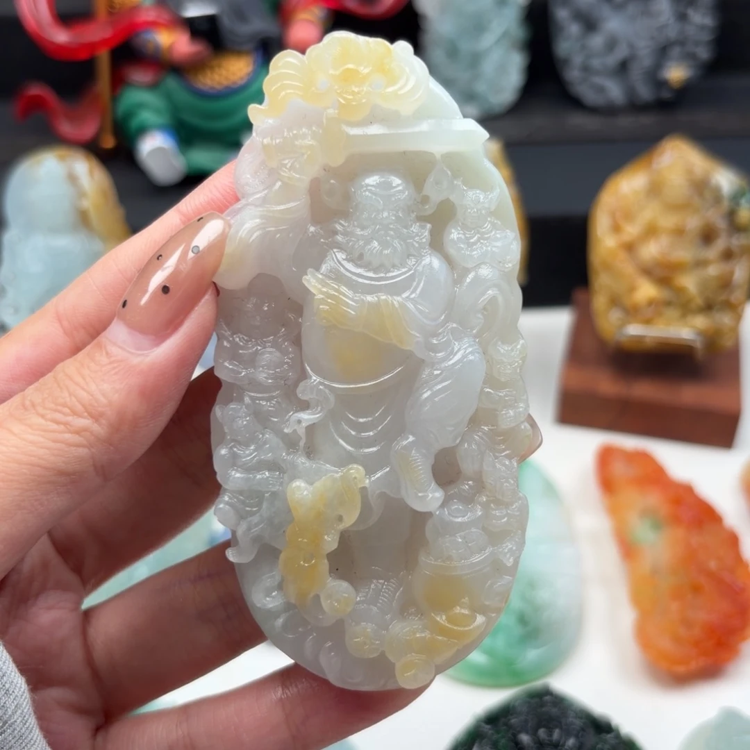 定制翡翠未镶嵌钟馗