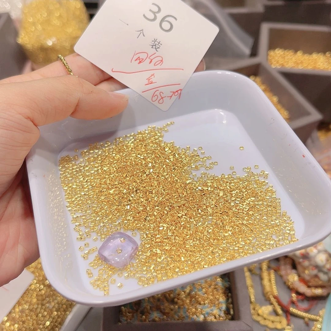 紫晶珠宝半成品银S925镀金镶嵌36