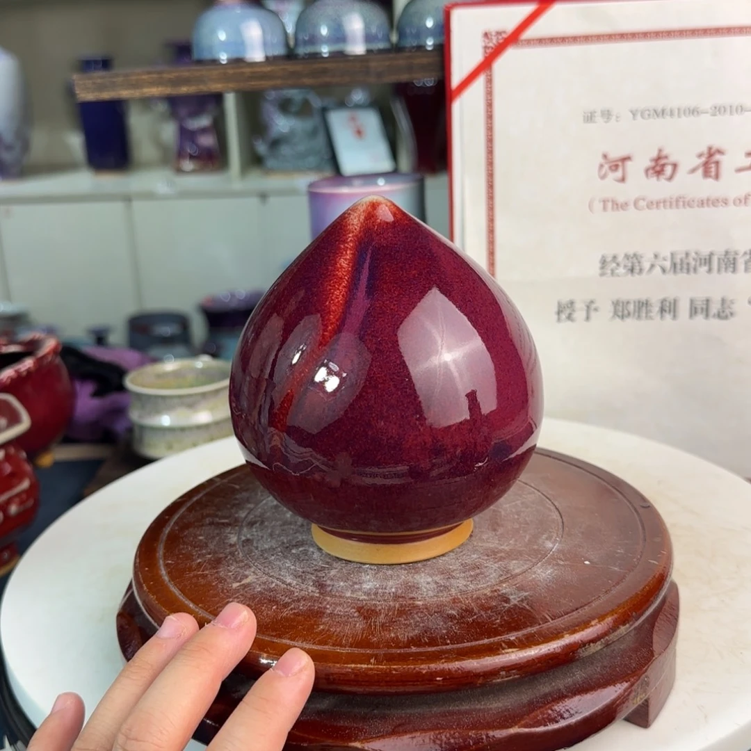 摆件郑家钧窑摆件