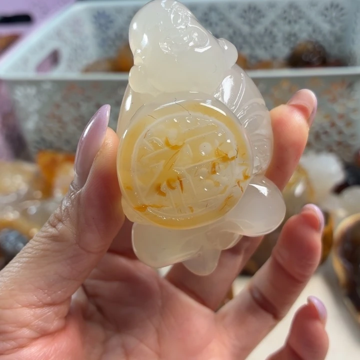 玛瑙/玉髓未镶嵌吊坠(不含链)