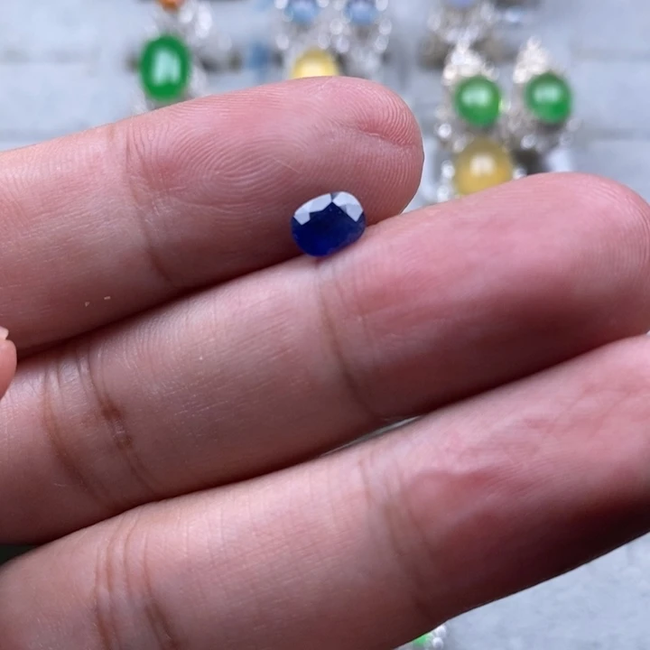 定制蓝宝石未镶嵌蓝宝石蓝宝石1ct