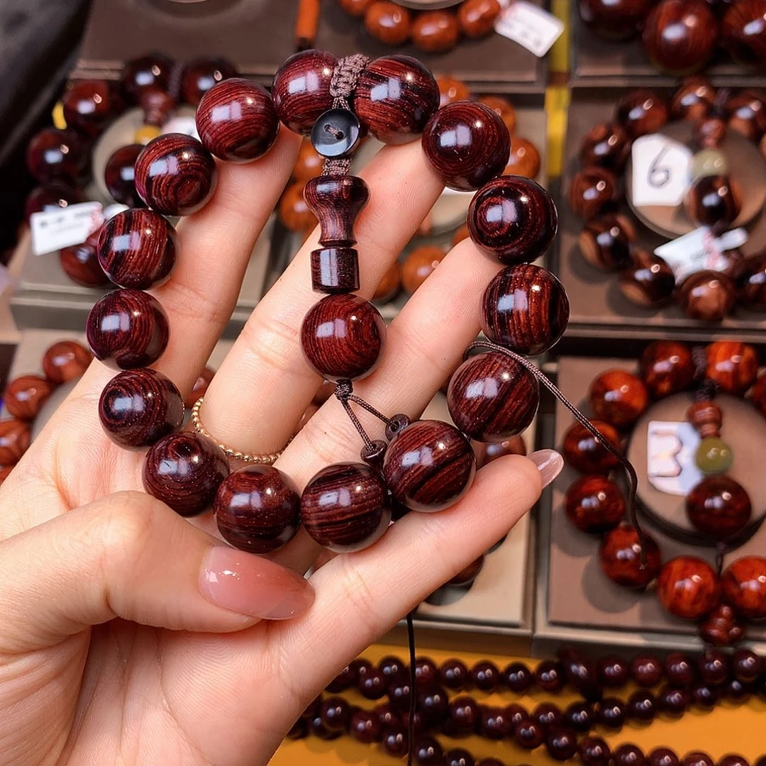 花梨木类手串/手链高货老料瘤疤土埋料1.5