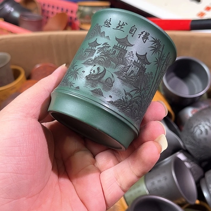 茶杯紫砂全手工紫砂主人杯