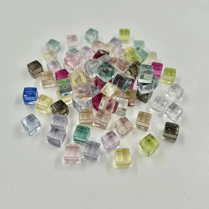 【巴啦啦小魔仙对对碰】夜光星空细闪8mm迷你仿真小冰块diy配饰