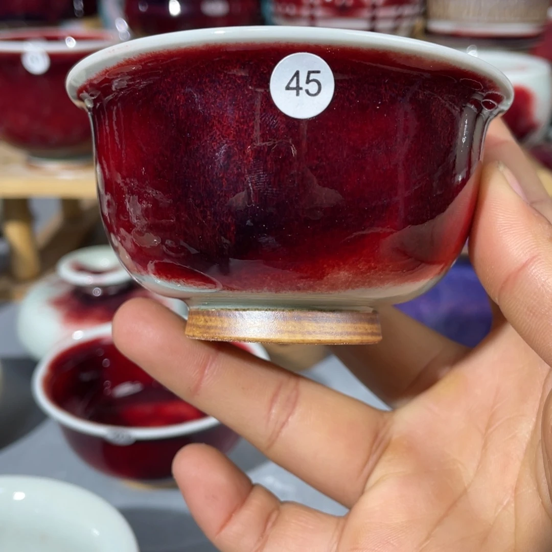 瓷片纯手工制作……