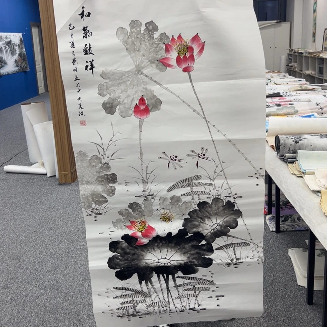 国画纯手工制作的一款