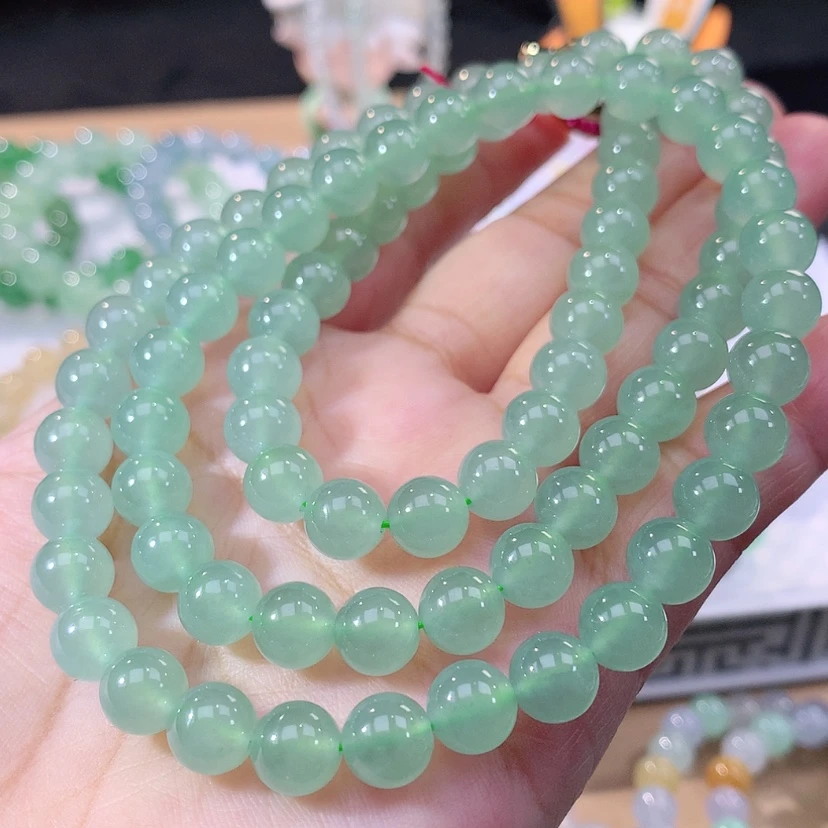 【闪购商品】翡翠手链未镶嵌翡翠卡8
