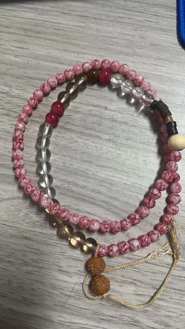 QS6107精品手串无礼盒粉