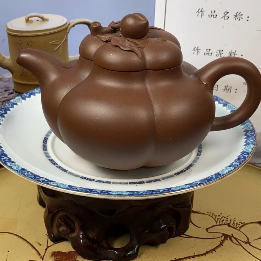 紫砂茶壶淦*容量宜兴紫砂壶