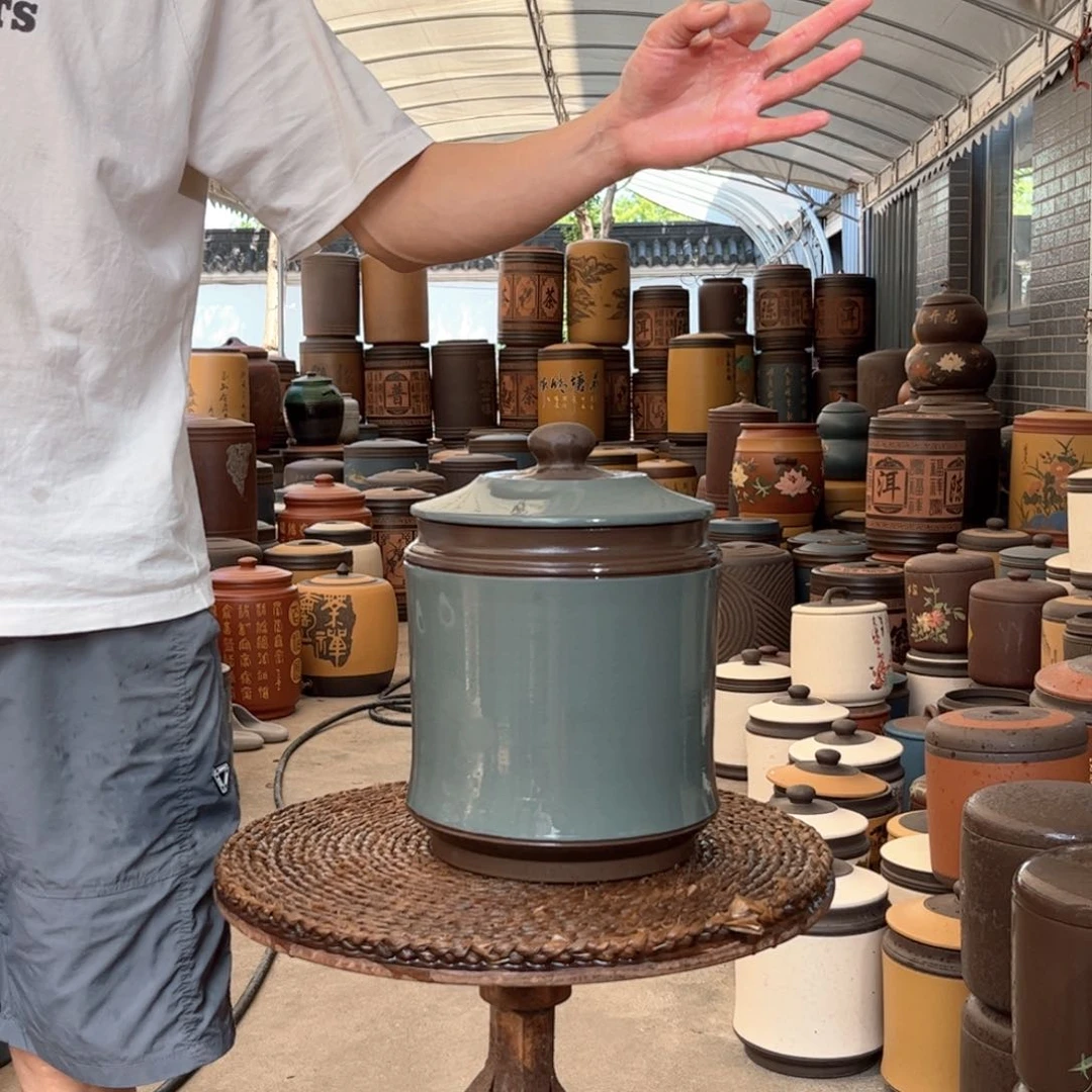 紫砂茶叶罐8 饼茶叶罐