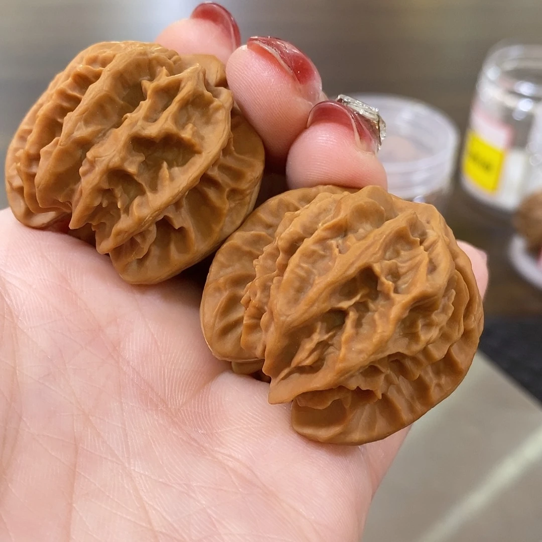 文玩核桃吊坠曹大龙39修