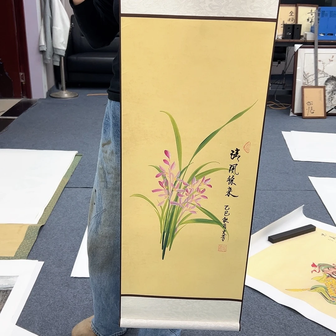 国画宣纸国画纯手绘作品，随机发货