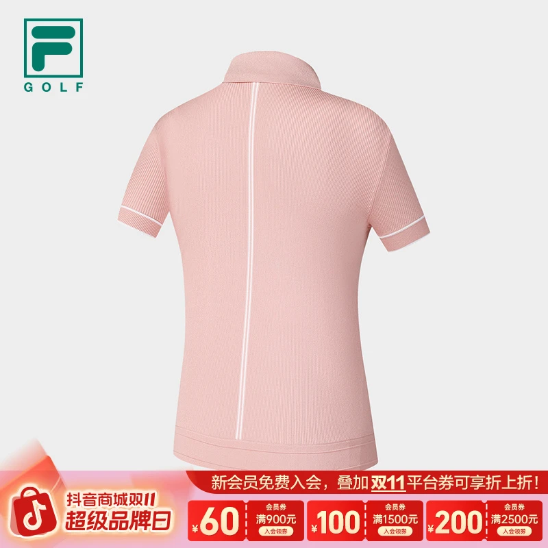 Fila/斐乐2025年夏季新款女士户外休闲百搭运动POLO衫A11W535405F