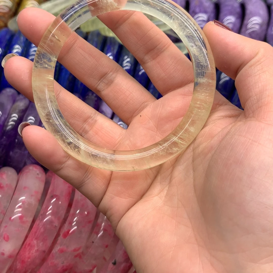 水晶手镯未镶嵌未***缪