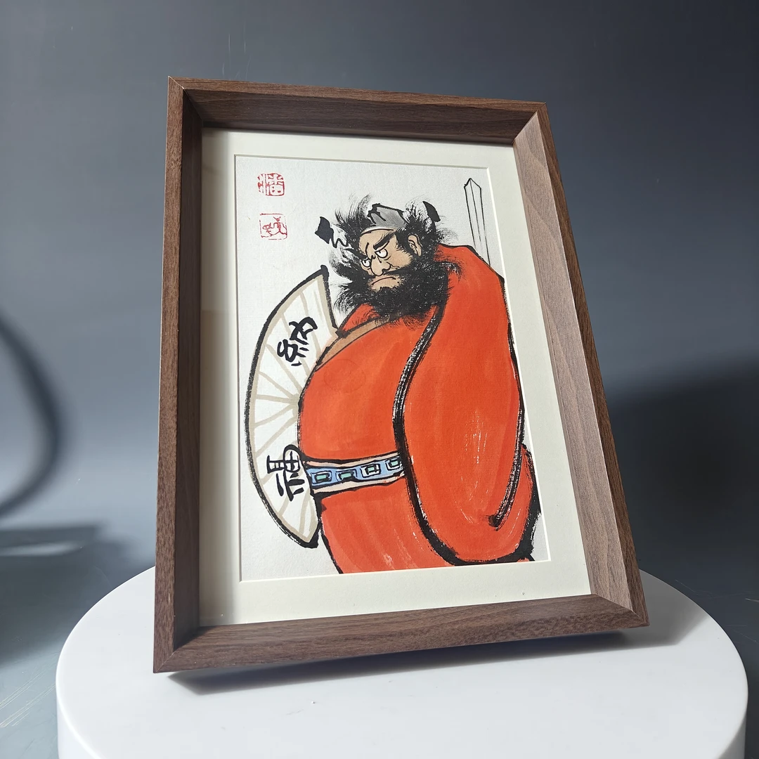 《纳福钟馗》 绘画摆台 设计款 居家摆台