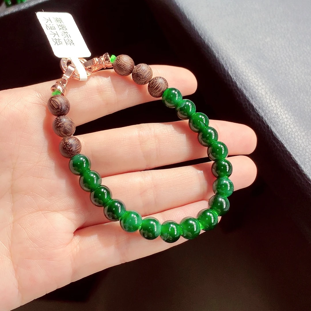 翡翠未镶嵌毛衣链