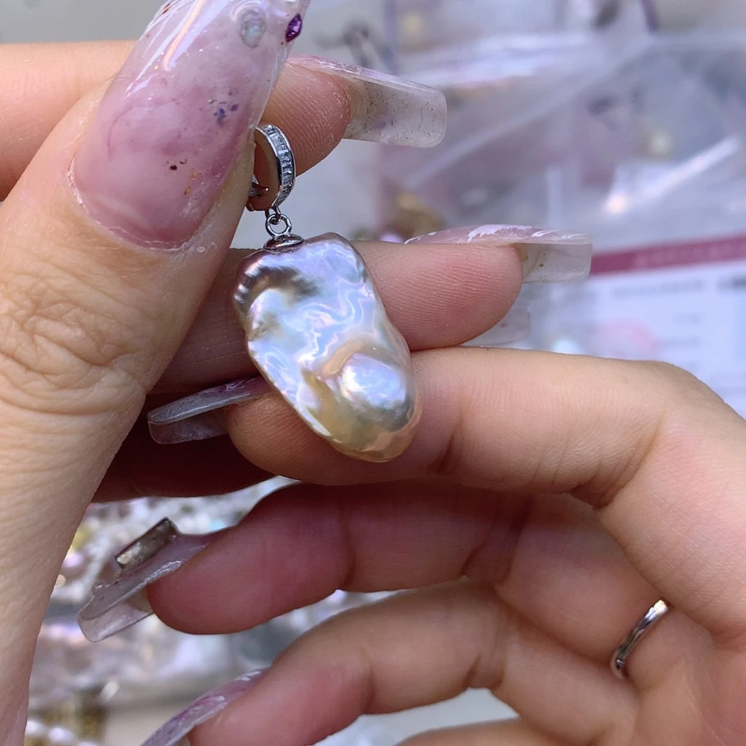 【闪购商品】淡水珍珠颈饰银S925镶嵌