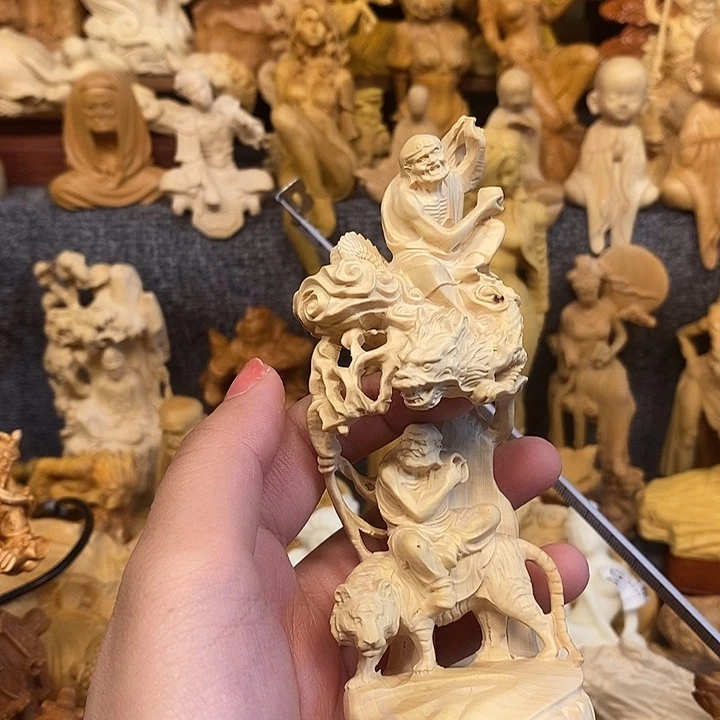 黄杨木黄杨木瑕疵罗汉