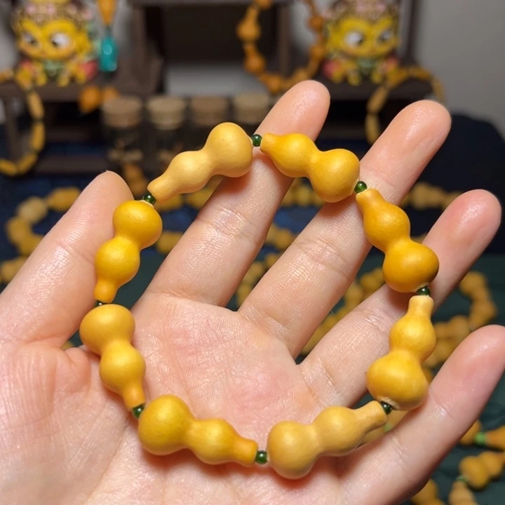 y***.草里金精品葫芦手串