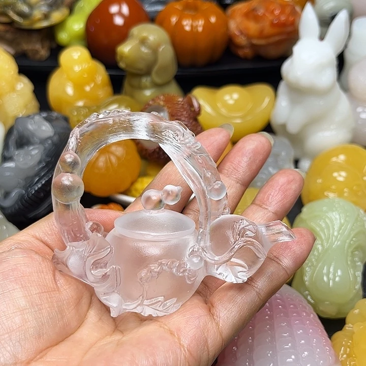 石材小*～新疆戈壁小摆件葫芦