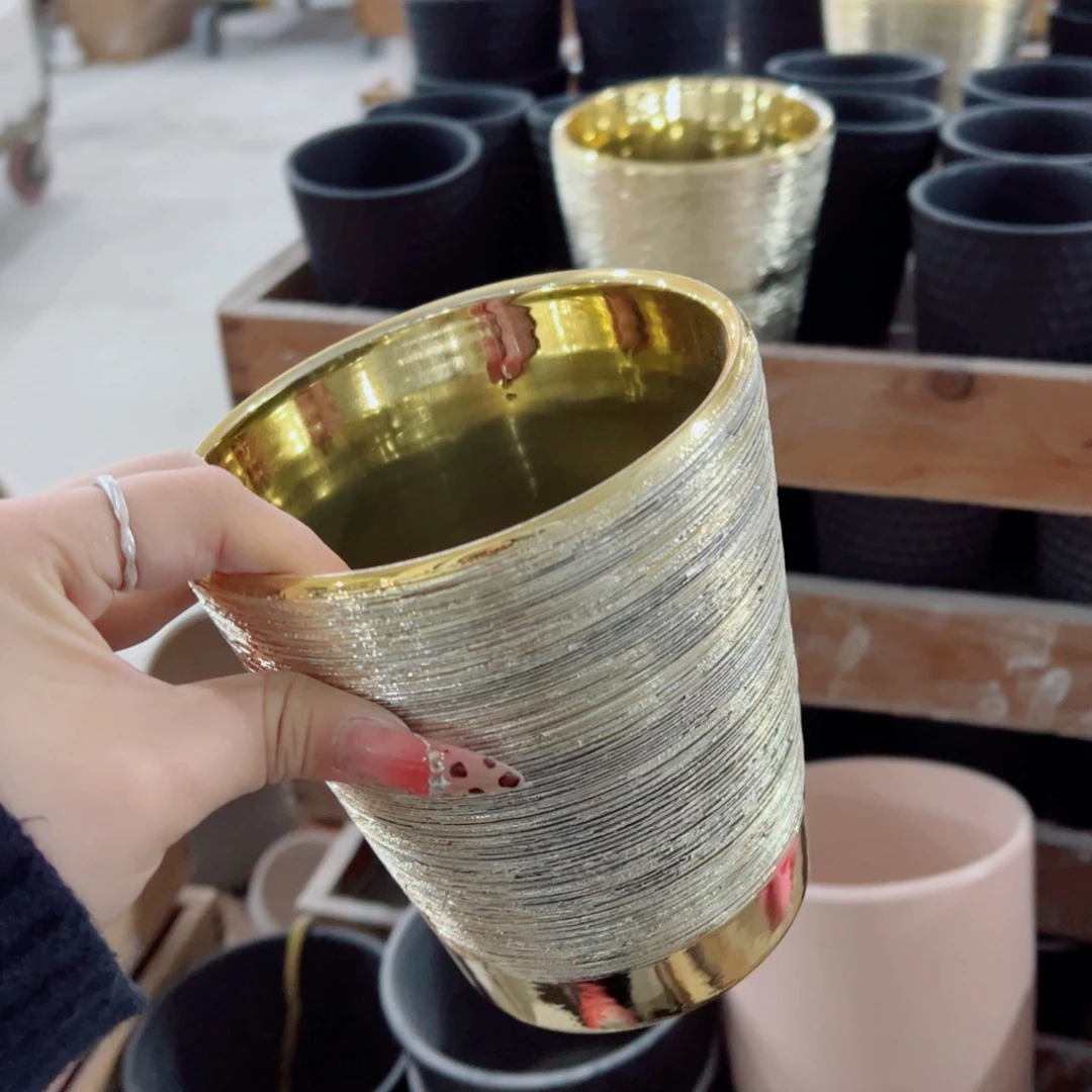 有孔，陶瓷花盆满10米包邮发货