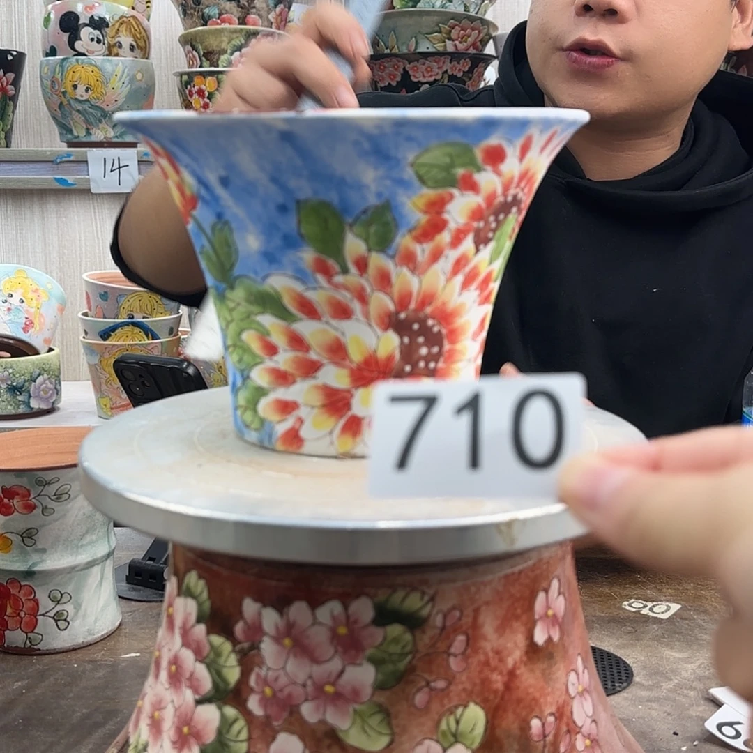 花盆紫砂瑕疵瑕疵710