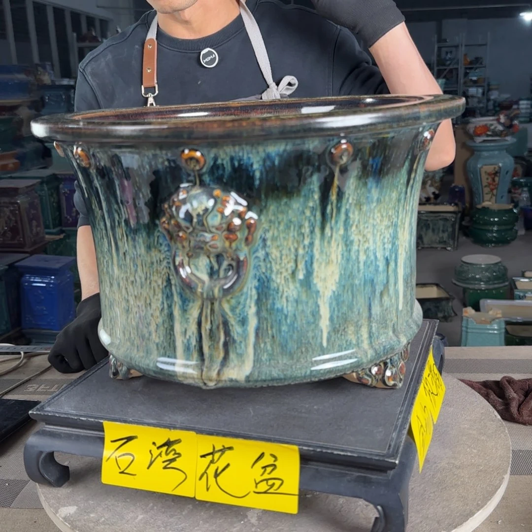 一风堂石湾花盆。