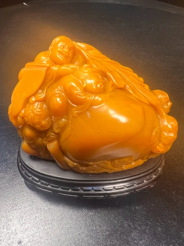 （五福献寿）尺寸：8.4/7/5cc重：337克