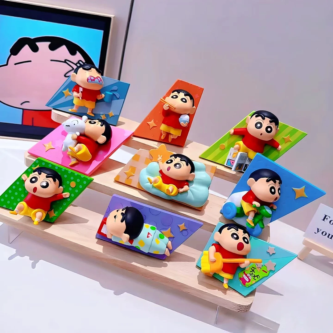 蜡笔小新快乐碎片系列立体冰箱贴盲盒