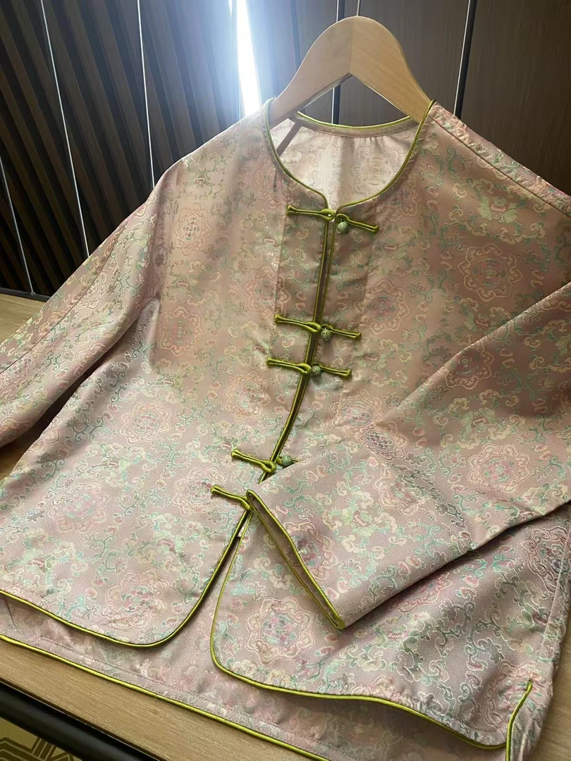 【如梦】重磅夏季新款新中式国风提花外套-20240686-七七