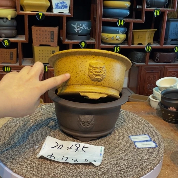 紫砂花盆紫砂花盆