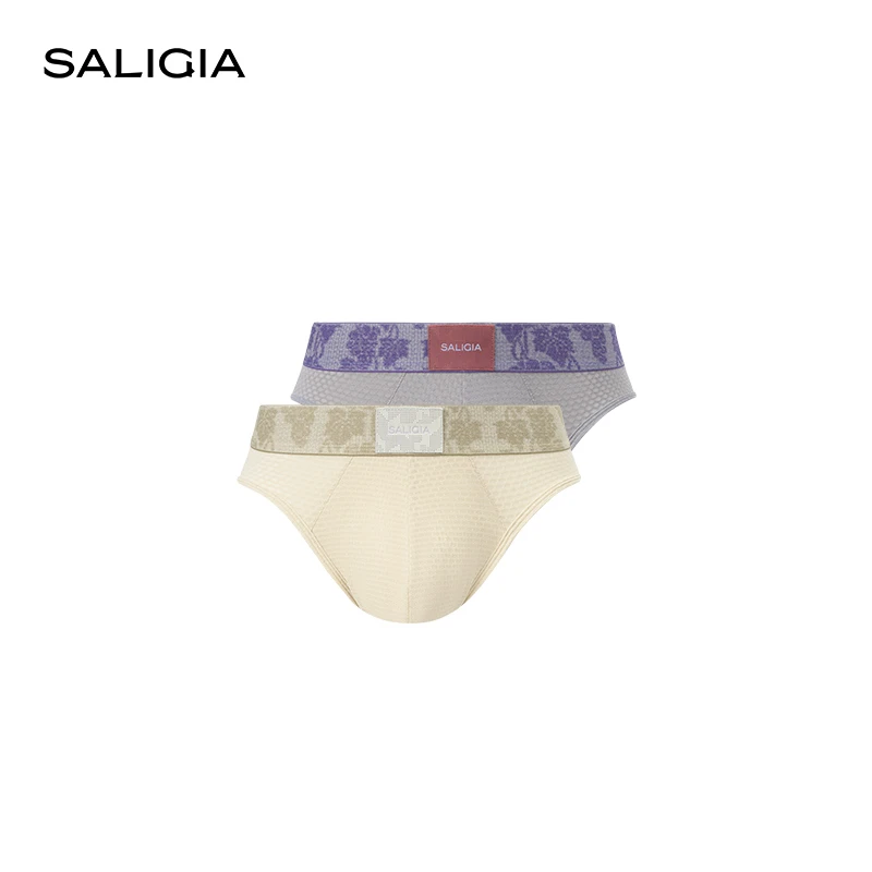 SALIGIA酒神50S超细莫代尔立体微透性感男士三角内裤