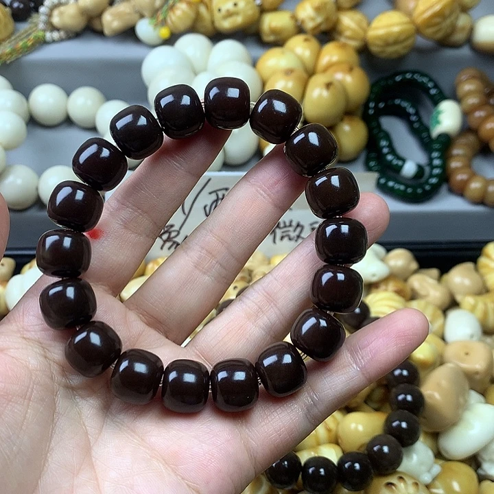 手串菩提根/象牙果老型珠14手串