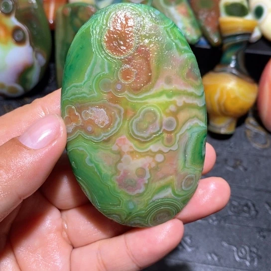 石英质玉珠宝半成品未镶嵌用****1