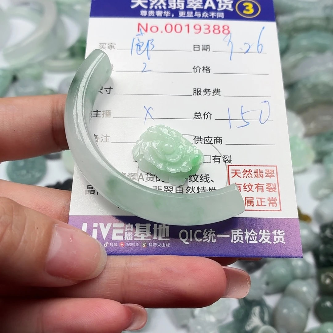廊***家翡翠未镶嵌颈饰1111111